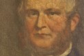 Joseph Poulter Mackesy by Catterson Smith. XIX century. Ireland. Close-up of the face photographed in a diffused light. State before conservation.