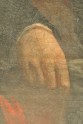 Joseph Poulter Mackesy by Catterson Smith. XIX century. Ireland. Close-up of the hand photographed in a diffused light. State before conservation.
