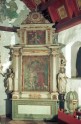 Side altar dedicated to Baptism of Jesus. 1685-1734. Poland. Style: Mannerism – Baroque.  Altar before conservation.